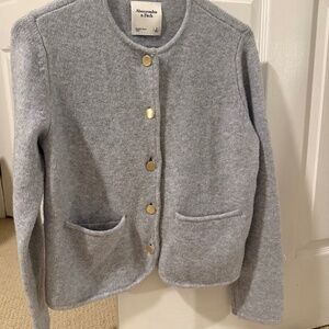 Gray Abercrombie Sweater